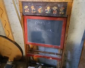 Vintage children Easel
