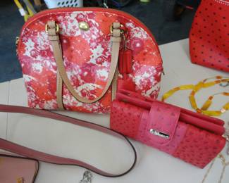 Coach Peyton Floral Cora Domed Satchel Handbag