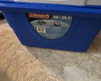 New Coleman cooler
