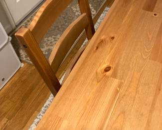 Table with four chairs