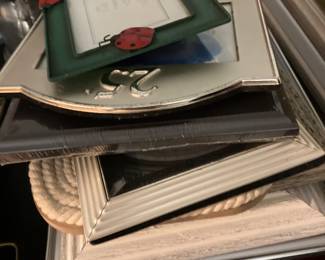 Picture frames, large and small assorted
