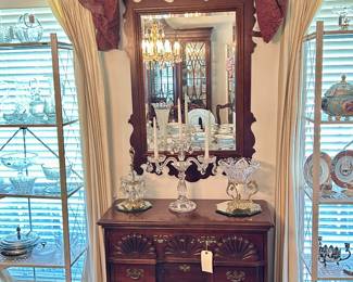 American Drew chest and mirror.