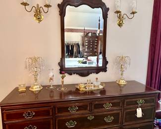 Drexel dresser and mirror.