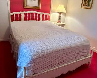 MCM sweet white double bed.