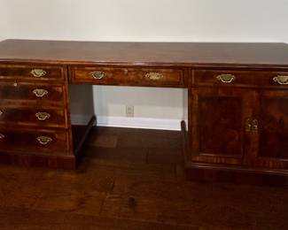 This gorgeous credenza is from the Aston Court Collection by Henredon and matches the Executive desk in the library.