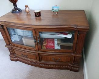 Cabinet, solid wood.
