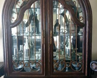Wooden cabinet, 7 ft tall