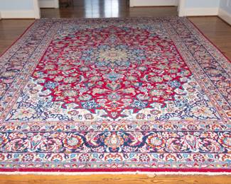 10ft 8” x 15ft 8” Medallion rug Esfahan City Living Room