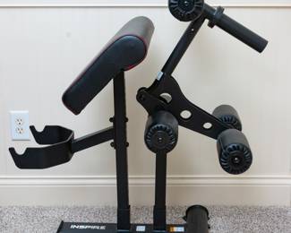Excellent USED Home Workout Equipment — ($4.000 Purchased New!) —
HOIST Multipurpose Squat Rack Regular —
SCS WEIGHT BENCH —
Hoist Fitness HF 5163 Flat Utility Bench —
Hoist 2 Tier 48in Tray Dumbbell Rack —
Olympic Curl Bar —
2 Push-up Bars —
2 Weight Belts —
Inspire Fitness RA01 Accessory Rack —
Inspire Fitness Leg Curl Extension Bench Attachment for Home Gym System - Heavy Duty Leg — Extension with Built-in Weight Horn for Exercise Bench —
Inspire Fitness Preacher Curl Attachment - Bench Attachment for Hand Curl Exercises - Bicep Curl Bench Attachment