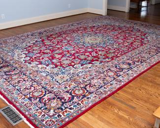 10ft 8” x 15ft 8” Medallion rug Esfahan City Living Room