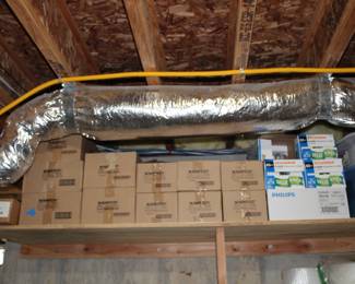 large collection of lightbulbs