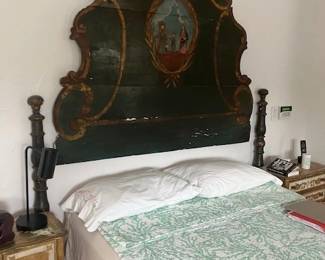 Antique headboard