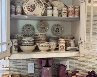 Wallace Westward Ho, many patterns, Lilac Frankoma