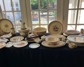Westward Ho...including punch bowl and many rare pieces.