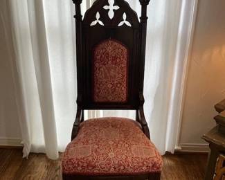 Antique altar chair