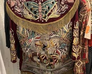 Antique Peruvian jacket, highly beaded, Mariachi jacket?