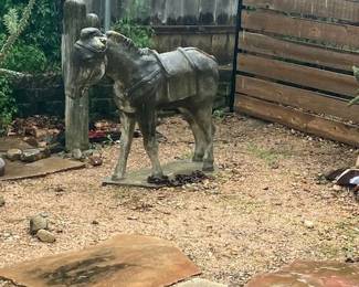 Cement donkey