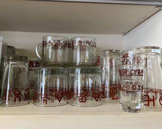 Brand motif glassware