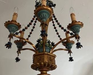 Amazing French antique light fixture