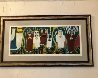 Cayman Island artist, Miss Lassie signed print