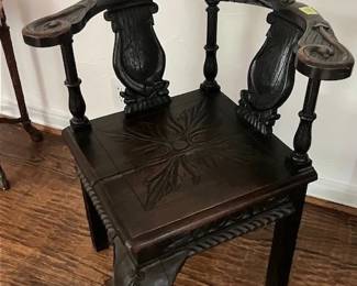 Antique corner chair