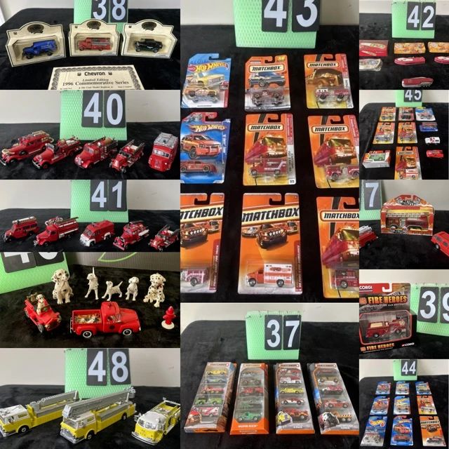 Firefighters Dream Die-Cast & Collectibles Auction!
Die-Cast Heroes, Ertl, Corgi, Matchbox, Danbury Mint, Tonka, International, Eligor
Collectible figurines, Lemax, art, trinkets, memorabilia