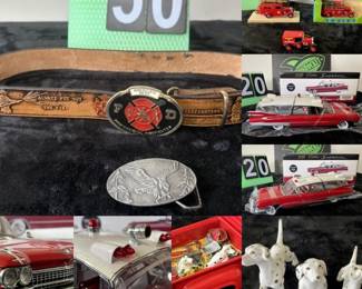 Firefighters Dream Die-Cast & Collectibles Auction!
Die-Cast Heroes, Ertl, Corgi, Matchbox, Danbury Mint, Tonka, International, Eligo, Franklin Mint
Collectible figurines, Lemax, art, trinkets, memorabilia