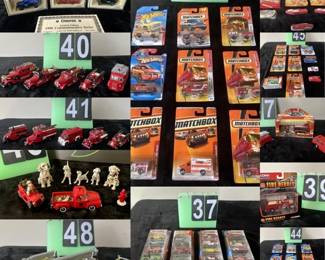 Firefighters Dream Die-Cast & Collectibles Auction!
Die-Cast Heroes, Ertl, Corgi, Matchbox, Danbury Mint, Tonka, International, Eligor
Collectible figurines, Lemax, art, trinkets, memorabilia