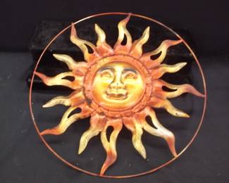 Metal Sun Sign
