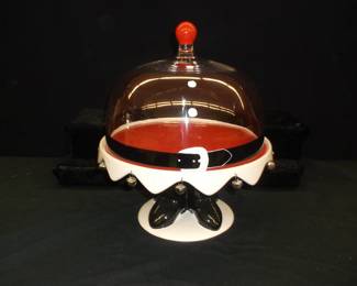 Santa Cake Plate