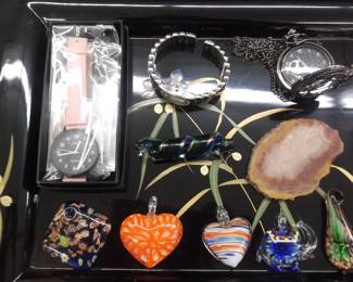 Glass Pendants Watch