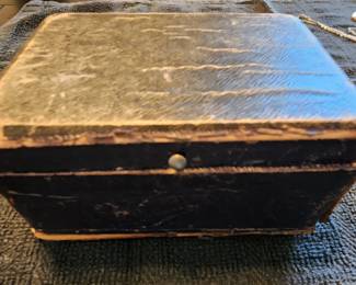 antique box from New York