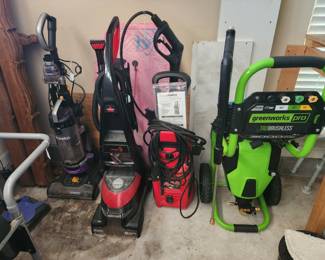 pressure washers, floor cleaners