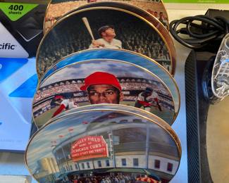 baseball collector plates