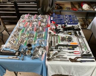 hand tools, wrenches, etc.