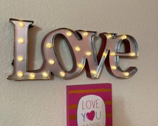 lighted sign