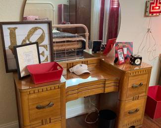 art deco vanity