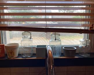 vintage jars
