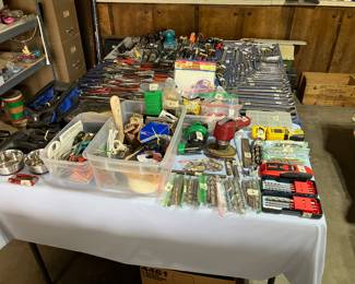 drill bits, Dremel, etc.