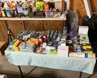 tail stocks, wasp trap, etc.