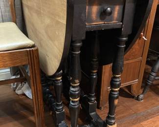 small gate-leg drop-leaf table