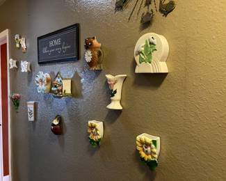 vintage wall pockets