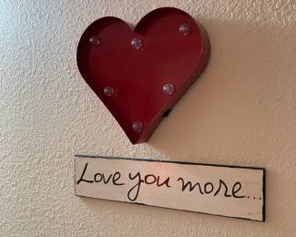 lighted heart