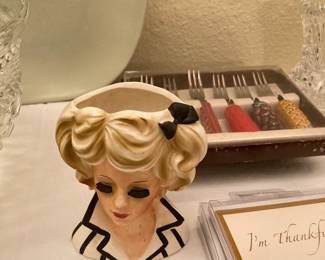 vintage head vase