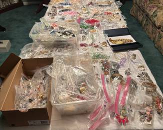 Tons of costume jewelry