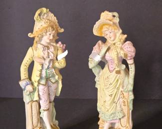 Vintage Bisque Colonial Figurines