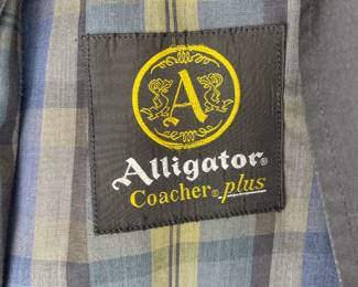 Vintage Alligator Trench Coat