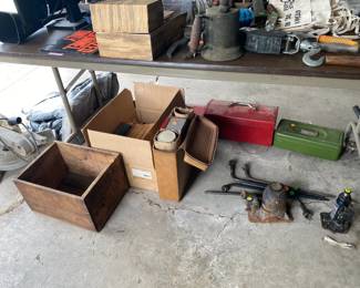 TORCH, TARPS, SAW, CROWBARS, JACKS, ETC....
