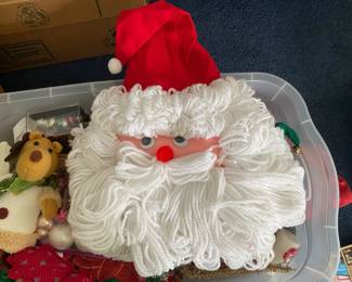HAND MADE SANTA CLAUSE, AND OTHER CHRISTMAS ITEMS