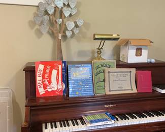 Music books for guitar and piano